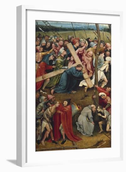 Christ Carrying the Cross-Hieronymus Van Aeken Bosch-Framed Art Print