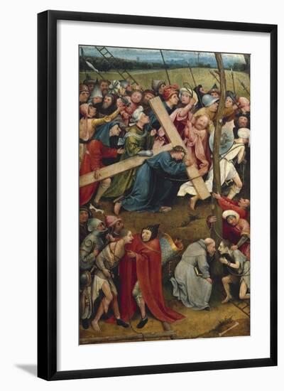 Christ Carrying the Cross-Hieronymus Van Aeken Bosch-Framed Art Print