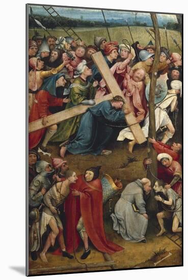 Christ Carrying the Cross-Hieronymus Van Aeken Bosch-Mounted Art Print