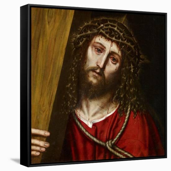 Christ Carrying the Cross-Niccolò Frangipane-Framed Stretched Canvas