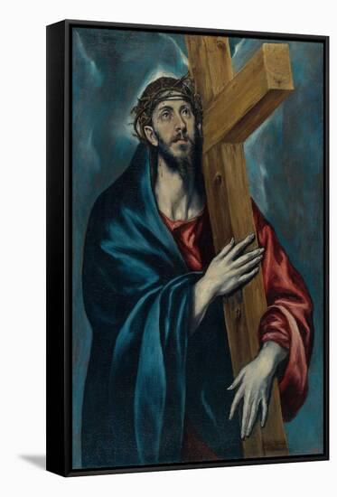 Christ Carrying the Cross-El Greco-Framed Stretched Canvas
