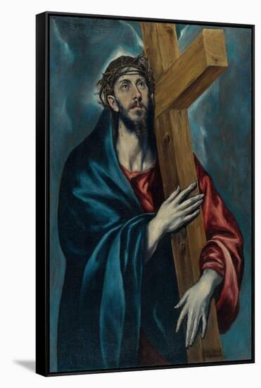 Christ Carrying the Cross-El Greco-Framed Stretched Canvas