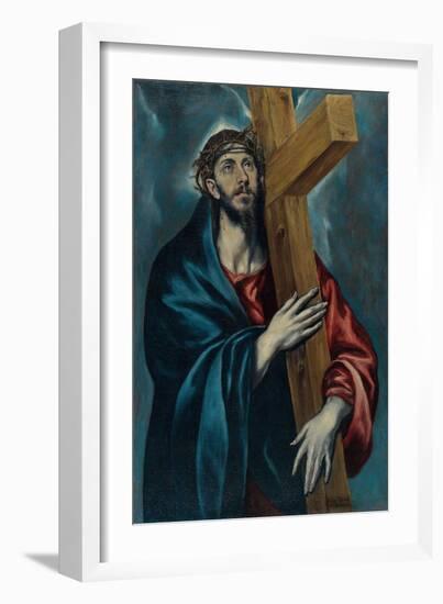 Christ Carrying the Cross-El Greco-Framed Giclee Print