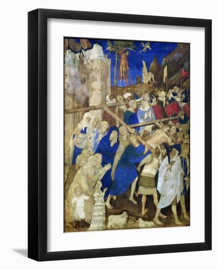 Christ Carrying the Cross-Jacquemart De Hesdin-Framed Giclee Print