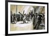 Christ Carrying the Cross-Andrew Howat-Framed Giclee Print