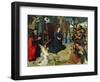 Christ Child Adored by Angels, Central Panel of the Portinari Altarpiece, c.1479-Hugo van der Goes-Framed Giclee Print