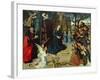 Christ Child Adored by Angels, Central Panel of the Portinari Altarpiece, c.1479-Hugo van der Goes-Framed Giclee Print