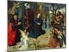 Christ Child Adored by Angels, Central Panel of the Portinari Altarpiece, c.1479-Hugo van der Goes-Mounted Giclee Print