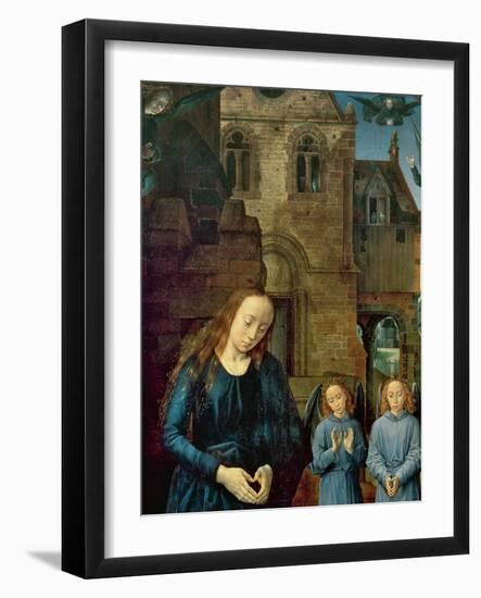 Christ Child Adored by Angels, Central Panel of the Portinari Altarpiece, C.1479-Hugo van der Goes-Framed Giclee Print