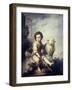 Christ Child as Shepherd-Bartolome Esteban Murillo-Framed Giclee Print