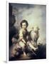 Christ Child as Shepherd-Bartolome Esteban Murillo-Framed Giclee Print