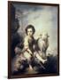 Christ Child as Shepherd-Bartolome Esteban Murillo-Framed Giclee Print