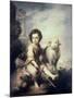 Christ Child as Shepherd-Bartolome Esteban Murillo-Mounted Giclee Print