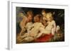 Christ Child with Saint John and Two Angels, 1615/20-Peter Paul Rubens-Framed Giclee Print