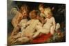 Christ Child with Saint John and Two Angels, 1615/20-Peter Paul Rubens-Mounted Giclee Print