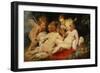 Christ Child with Saint John and Two Angels, 1615/20-Peter Paul Rubens-Framed Giclee Print