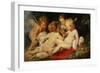 Christ Child with Saint John and Two Angels, 1615/20-Peter Paul Rubens-Framed Giclee Print