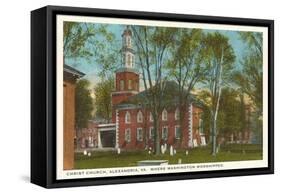 Christ Church, Alexandria, Virginia-null-Framed Stretched Canvas