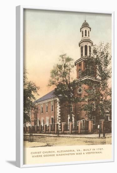 Christ Church, Alexandria, Virginia-null-Framed Art Print