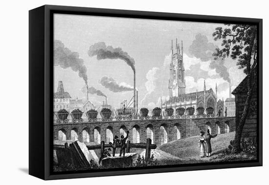 Christ Church and Coal Staith, Leeds, West Yorkshire, 1829-T Owen-Framed Stretched Canvas