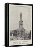 Christ Church, Birmingham, Offered for Sale at Five Pounds-null-Framed Stretched Canvas