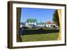 Christ Church Cathedral Green and Houses-Eleanor-Framed Photographic Print