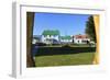 Christ Church Cathedral Green and Houses-Eleanor-Framed Photographic Print