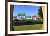 Christ Church Cathedral Green and Houses-Eleanor-Framed Photographic Print