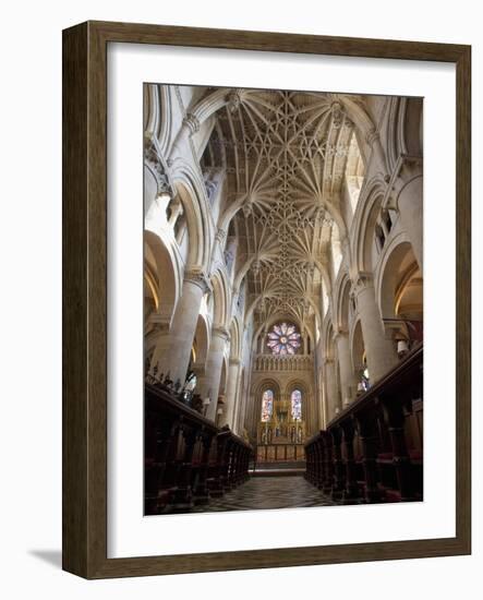 Christ Church Cathedral Interior, Oxford University, Oxford, England-Peter Barritt-Framed Photographic Print