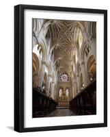 Christ Church Cathedral Interior, Oxford University, Oxford, England-Peter Barritt-Framed Photographic Print