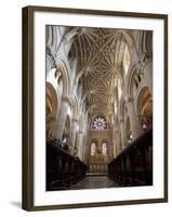 Christ Church Cathedral Interior, Oxford University, Oxford, England-Peter Barritt-Framed Photographic Print