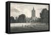 'Christ Church Cathedral, Oxford', 1811-Elizabeth Byrne-Framed Stretched Canvas