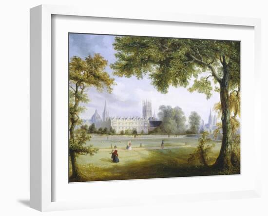 Christ Church from Merton Fields, Oxford-Richard Bankes Harraden-Framed Giclee Print