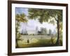 Christ Church from Merton Fields, Oxford-Richard Bankes Harraden-Framed Giclee Print