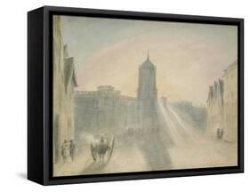 Christ Church from St Aldates, 1787-John Baptist Malchair-Framed Stretched Canvas