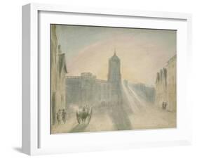 Christ Church from St Aldates, 1787-John Baptist Malchair-Framed Giclee Print