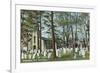 Christ Church Graveyard, Cooperstown-null-Framed Art Print