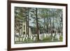 Christ Church Graveyard, Cooperstown-null-Framed Art Print