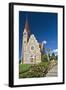 Christ church in Windhoek, Namibia-null-Framed Art Print