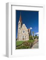 Christ church in Windhoek, Namibia-null-Framed Art Print