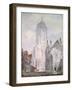 Christ Church, Oxford, 1795-J. M. W. Turner-Framed Giclee Print