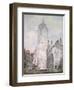 Christ Church, Oxford, 1795-J. M. W. Turner-Framed Giclee Print