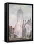 Christ Church, Oxford, 1795-J. M. W. Turner-Framed Stretched Canvas