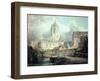 Christ Church, Oxford-J M W Turner-Framed Giclee Print