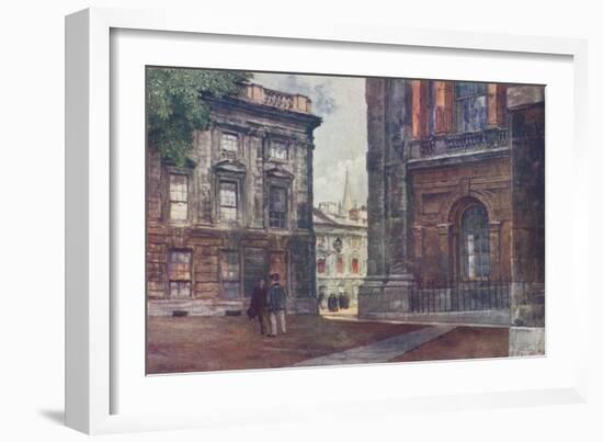 Christ Church - Peckwater Quadrangle, 1906-John Fulleylove-Framed Giclee Print