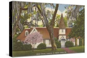 Christ Church, St. Simons Island, Georgia-null-Stretched Canvas