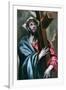 Christ Clasping the Cross, 1600-1610-El Greco-Framed Giclee Print