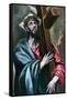 Christ Clasping the Cross, 1600-1610-El Greco-Framed Stretched Canvas