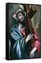 Christ Clasping the Cross, 1600-1610-El Greco-Framed Stretched Canvas