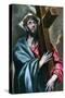 Christ Clasping the Cross, 1600-1610-El Greco-Stretched Canvas